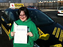 Jack guildford happy with think driving school